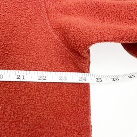 Tommy Bahama Textured V-Neck Fleece Pullover Sweater. Rust. Men's Size XL - Picture 8 of 12